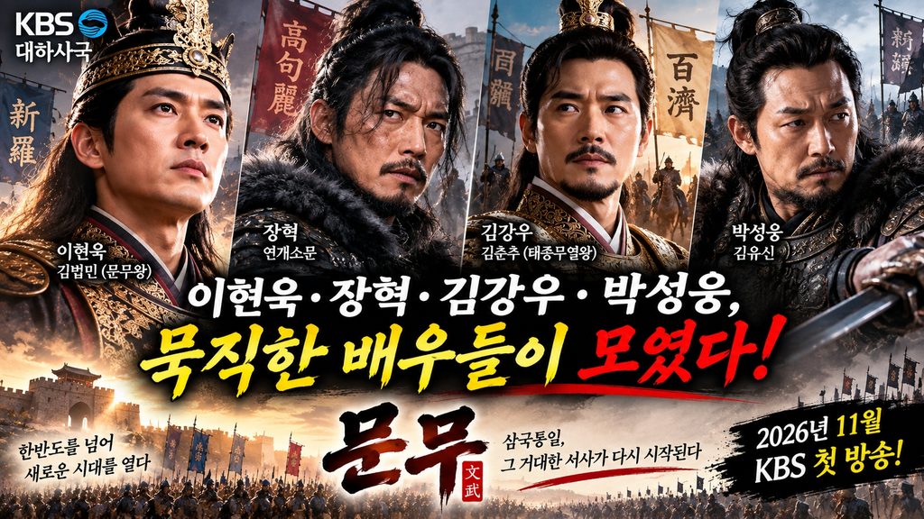 이현욱·장혁·김강우·박성웅, 묵직한 배우들이 모였다